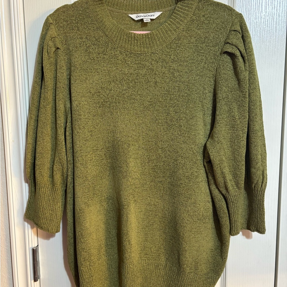 ❤️DAVI & DANI Green Crew Neck Sweater  ❤️